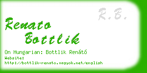 renato bottlik business card